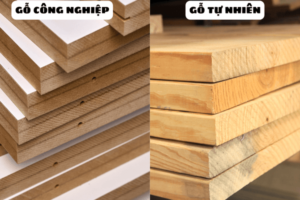 Gỗ tự nhiên và gỗ công nghiệp: So sánh chi tiết